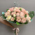 Букет "Ванильный пломбир" из кустовых пионовидных роз и эустомы арт. 45006