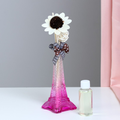 Набор подарочный "Париж": ваза,свечи,аромамасло сакура,декор, "Богатство Аромата" 4355339