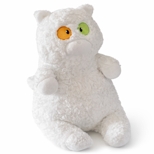 Кот Обормот 45-50 см. БЕЛЫЙ арт.84261