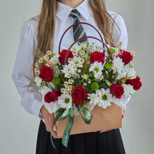 Сумка с хризантемой и розами Кения арт. 84590