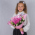 Школьный букет с гортензией и эустомой "Подружка" арт. 37962 Школьный букет с гортензией и эустомой "Подружка" арт. 37962