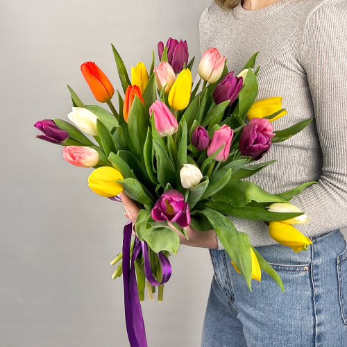 Тюльпаны 25 шт. МИКС (без упаковки) арт. 7338